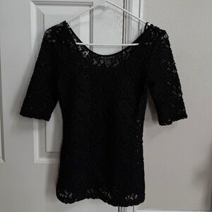 Holiday Lace Top, Banana Republic